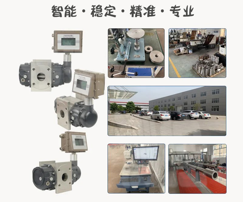 电池供电罗茨流量计工厂展示图